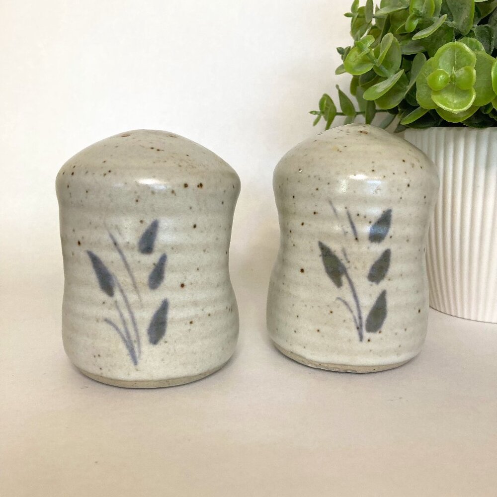 Handmade Studio Pottery Salt & Pepper Shakers